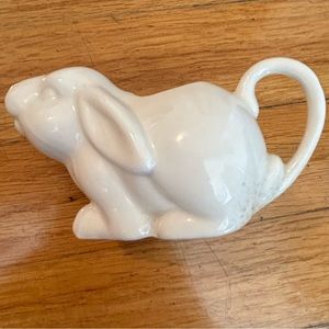 Adorable vintage bunny saucer by two’s company #twoscompany